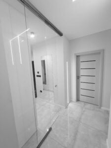 drzwi szklane zabudowy szklane