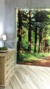 szklany panel łazienka