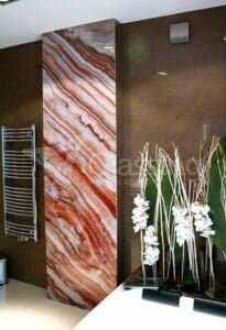 nowoczesne panele szklane łazienkowe